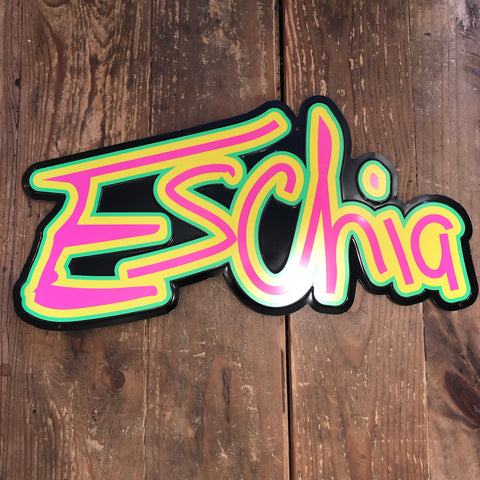Eschia - tin sign