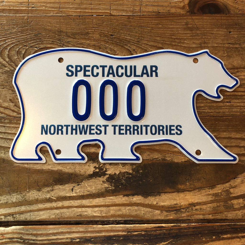 NWT Polar Bear License Plates